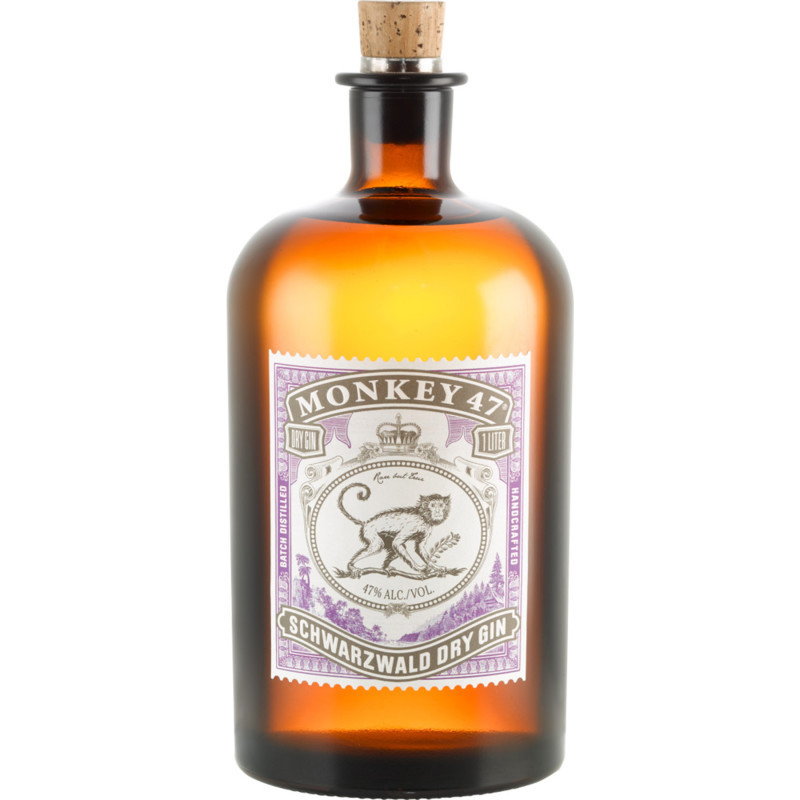 Just Another Gin? Certainly not! A batch distilled and handcrafted gin that fuses British traditions, the spices of India, and the rich landscape of the Black Forest with masterly craftmanship. A genuine Black Forest dry gin. Our Schwartzwald Dry Gin is a rare blend of 47 handpicked botanicals, every drop distilled in the heart of Germany’s Black Forest. Meticulously crafted with freshly ground lingonberries, hand-peeled citrus, herbs, flowers, & spices–Monkey 47 adds extraordinary complexity to The Martini.