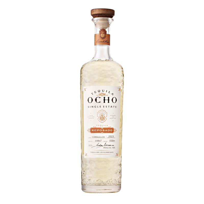Ocho’s Reposado is always a favorite for its beautiful profile, aging only 8 weeks and 8 days in mature ex-American whiskey barrels. This allows the flavor of the agave to remain largely unadulterated by the wood. No additives are ever added. Tequila Ocho’s Reposado provides you with true agave flavor, with the impact of the barrel providing not a vanilla note, but rather hints of cooked agave. It’s the cleanest reposado on the market. Proof that terroir exists in agave.