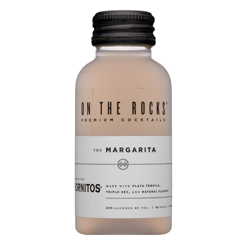 Taste the modern twist on a classic with On The Rocks, OTR Margarita Ready to Drink Cocktail. On The Rocks carefully crafts cocktails that make the moment. On the sofa, by the pool, at your hotel, this Margarita is ready to pour over ice and enjoy. Developed by mixologists, On The Rocks cocktails bring the bar to you with premium spirits and pure creativity. Our Margarita is the quintessential good-time drink, a perfect balance of sweet and sharp. A hit of citrus from lime flavor and triple sec is blended with the herbal aroma of Hornitos Plata Tequila for sublime flavor. Just pour over ice for effortless enjoyment, whether you're on the beach or finishing the 9-to-5. Garnish with a slice of lime to elevate the moment. Each bottle contains 20% alcohol by volume and should be enjoyed responsibly. OTR delivers the bar wherever you are. Just open, pour over ice and enjoy.