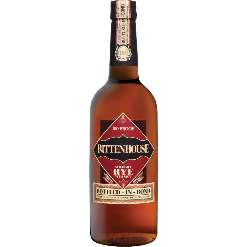 Rittenhouse Straight Rye Whisky is a storied Pennsylvania Rye with a heritage that commemorates Philadelphia’s famous Rittenhouse Square. Today’s Rittenhouse carries the distinct, spicy flavor that is long associated with the brand. A Bottled-in-Bond product, Rittenhouse is bottled at 100 proof, comes from one distiller in one distilling season, and is aged for a minimum of 4 years in a federally bonded warehouse. Along with its Bottled-in-Bond status, the high proof makes it stand out in any classic cocktail. Rittenhouse is the Rye Whisky of choice for both mixologists and whisky aficionados alike. Enjoy neat, on the rocks in a whiskey glass, or mix it into a Manhattan. Rittenhouse Rye Whisky features aromas of dried fruits, toffee and sweet peppers, along with tasting notes of cocoa, citrus, cinnamon, nutmeg, vanilla, and a lingering maple-like spiciness finish. This award-winning whiskey was named "Best Rye Whiskey" in 2019 by WSWA Spirits Tasting Competition and received Double Gold 2021 at the SF World Spirits Competition. The 750 ml bottle of whiskey has a 50% alcohol by volume and should be enjoyed responsibly.