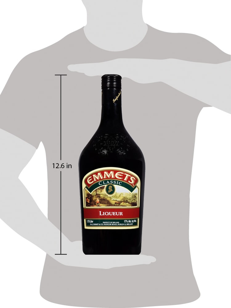 Decadence with an edge is the best way to describe Emmet's Liqueur. The sweet and creamy flavor of vanilla pairs excellently with coffee, dessert or sipped on its own. Made in Ireland from quality ingredients, this 34 proof liqueur is perfect for any celebration. Perfect for a coffee cocktail. Includes one 34 proof 1.75 L bottle of Emmet's Liqueur. Please drink responsibly., One 1.75 L bottle of Emmet's Liqueur, 34 Proof, Perfect for any celebration, Made in Ireland from quality ingredients, Perfect for mixed drinks, Sweet and smooth flavor
