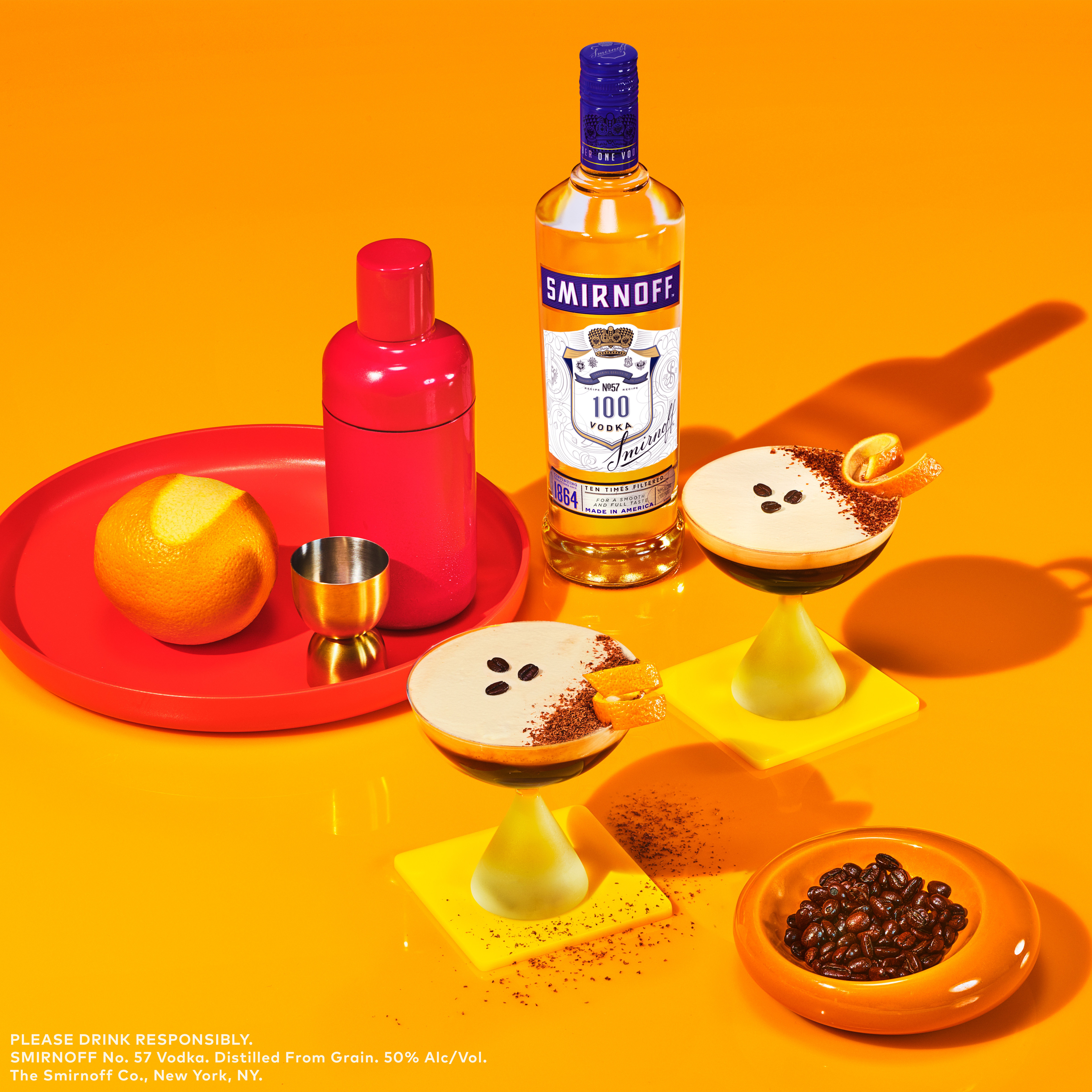 Serve up smooth taste when you pour Smirnoff 100 Proof Vodka at your next cocktail party. Each batch is Kosher Certified and distilled from premium  grain. Triple distilled and 10 times filtered for a uniquely smooth and full-bodied finish, this gluten free vodka is perfect for enjoying on the rocks or mixed into your favorite cocktails. Simply mix this triple distilled vodka with ginger beer and lime juice for a classic Moscow Mule, add it to your go-to martini recipe, or use it to serve up a robust Bloody Mary at your next brunch celebration. Includes one 1 L bottle of Smirnoff 100 Proof Vodka. Please enjoy responsibly., One 1 L bottle of Smirnoff 100 Proof Vodka, Perfect as a gift or for any celebration, Certified Kosher and gluten free, A uniquely smooth and full-bodied finish