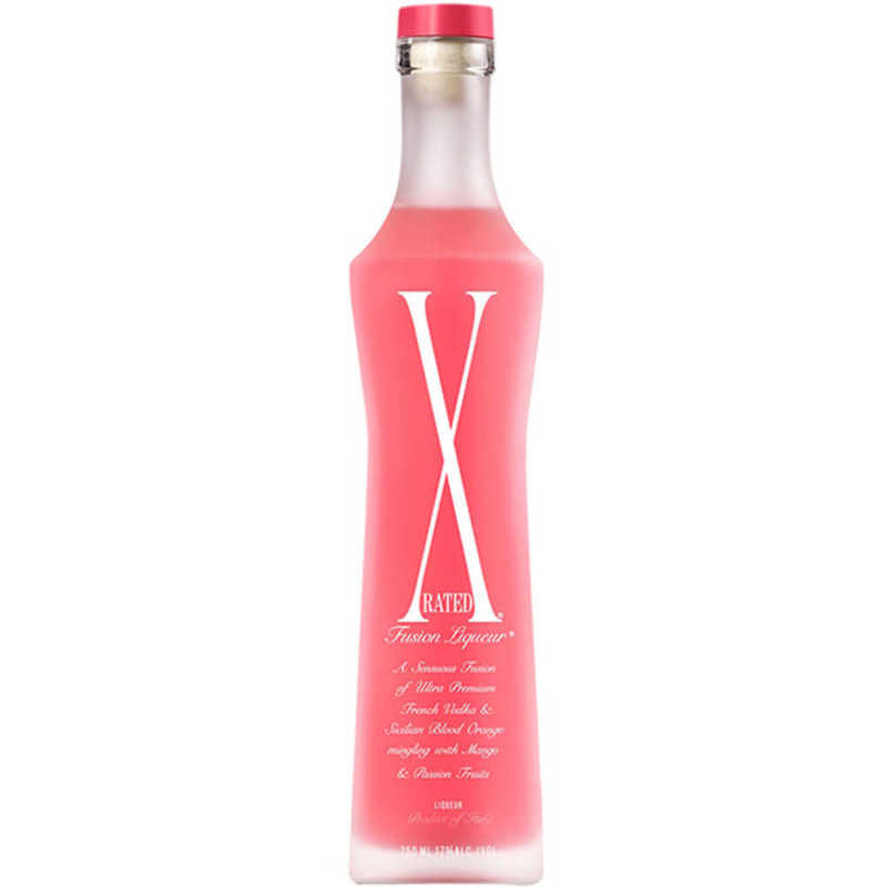 X-Rated Fusion Liqueur is a sensuous blend of ultra-premium French vodka and blood oranges, mingled with mango and passion fruit. On the rocks or as a flavorful, colorful addition to champagne or any cocktail, X-Rated Fusion Liqueur blends tropical fruit flavors with edgy citrus notes to deliver a long, smooth, semi-sweet finish.