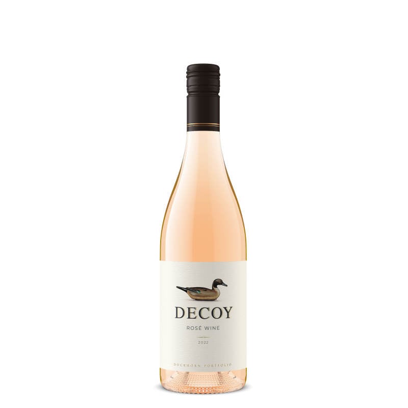 Established more than 30 years ago by legendary vintners Dan and Margaret Duckhorn, our roots run deep at Decoy. From vine to bottle, we craft our wines to the highest standards, using grapes from exceptional vineyards, including from our own estate properties. Our Decoy Rosé was inspired by the great Rosés of Provence. Unlike many Rosés, which are made as a byproduct of bleeding off juice from red wine fermentations, the grapes for this wine were specifically harvested at lower Brix to make a dry Rosé. To further preserve the wine’s beautiful aromatics, pure fruit flavors and crisp refreshing mouthfeel, it was fermented entirely in stainless steel.