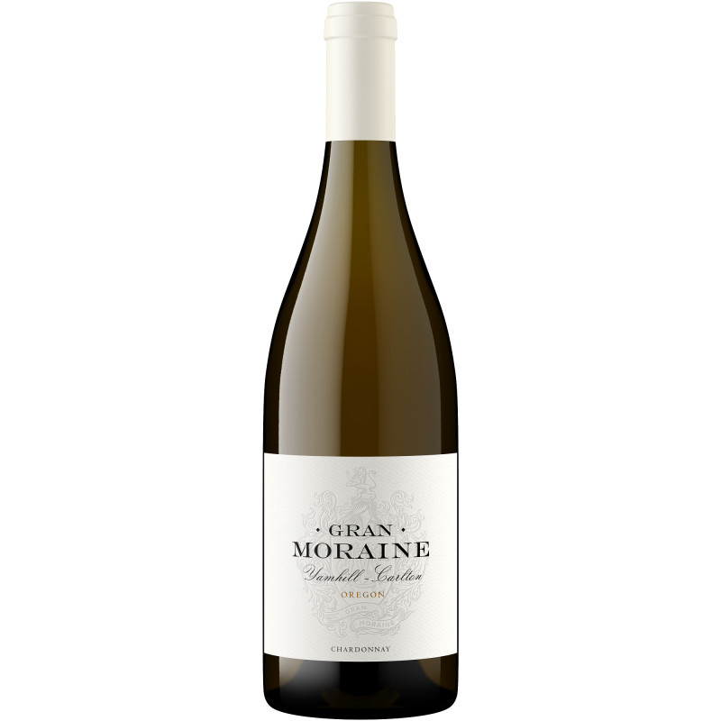 Our Yamhill-Carlton Chardonnay is a true expression of this variety in Oregon, with bright acidity, great energy and depth. This wine is 100% estate grown, coming from the Gran Moraine Vineyard tucked in the western foot hills of the coast range.

This white wine exhibits aromas of peach, apple blossom, chamomile and brioche. Notes of lemon curd and Asian pear intermingle with a firm structure and lengthy finish.

This White Wine has a Cork closure.

Alcohol Content: 12.7%

Pair with roast salmon, figs, crab and soft cheeses.

Our Chardonnay was hand-harvested in the crisp dawn air of early autumn, then quickly brought into the winery for gentle, whole-cluster pressing. This traditional technique allows Gran Moraine to capture the freshest and most pristine juice from our Chardonnay grapes. After a brief period of settling, the juice was transferred to French oak barrels from Burgundy, 11% of which were new wood. There the juice underwent a lengthy natural fermentation that took as long as 12 months to complete. During this time, we utilized monthly battonage—stirring of the lees—to develop the wine’s texture and secondary characteristics. After 16 months in barrel, the wine was fully racked to an outdoor stainless steel tank and left to mature in the cold Northwest winter. This extended outdoor aging provided natural cold stability to the wine, as well as the opportunity to evolve and coalesce into its finished state.