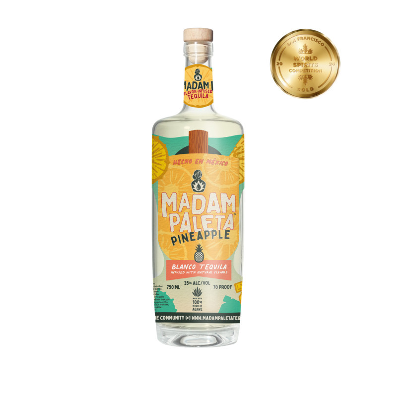 Premium 100% blue agave tequila infused with natural pineapple flavor, crafted using authentic maceration techniques.