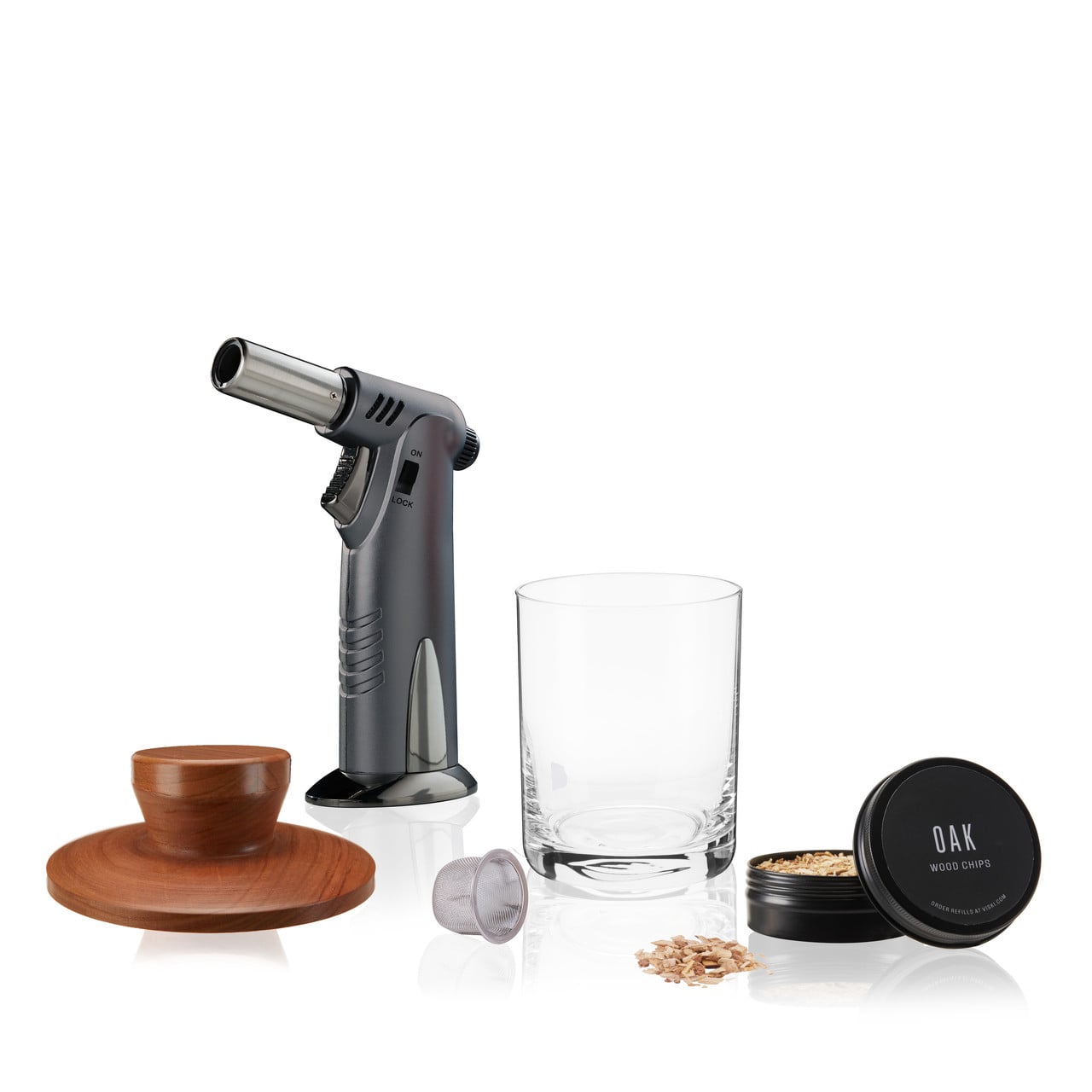 4-piece Alchemi Single Serve Smoker Kit (Set of 4) by Viski®