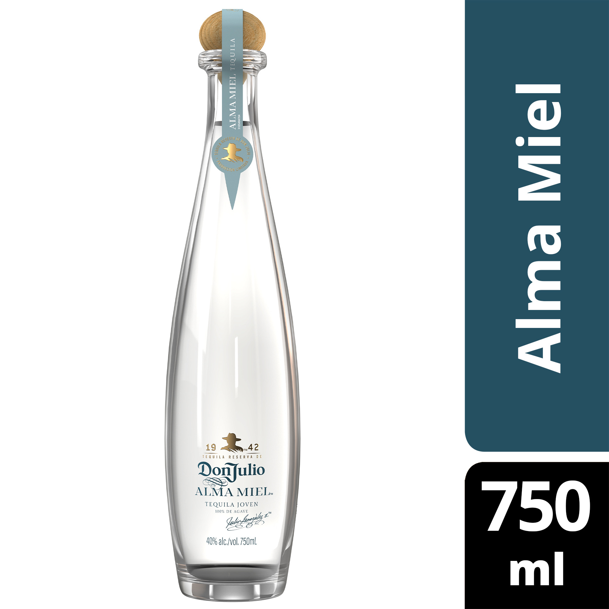 Celebrate a tequila that honors the legacy of Don Julio Gonzalez with Don Julio Alma Miel Tequila. This lusciously smooth sipping tequila is a homage to the heart and soul of tequila. Don Julio revolutionized the world of tequila-making, bringing it to uncharted heights. This luxurious tequila is made with hand-selected, luscious pinas harvested at peak ripeness. Don Julio Alma Miel Tequila was crafted with a unique blend of tequila thatâ€™s distilled with oven roasted agave honeys and blended with anejo tequila thatâ€™s been finished in sweet wine casks. This smooth tequila has sweet tasting notes of honey, spiced orchard fruit, creamy caramel, and rich roasted agave. Itâ€™s best served neat, on the rocks, or in any signature tequila cocktail. Includes one 80 proof 750 mL bottle of Don Julio Alma Miel Tequila. Please drink responsibly., Includes one 750 mL bottle of Don Julio Alma Miel Tequila, 80 Proof, Perfect for an evening pre-dinner drink or as a gift for any occasion, Distilled with oven roasted agave honeys and blended with anejo tequila that's been finished in sweet wine casks, Best served neat, on the rocks, or in any signature tequila cocktail, Smooth, slightly sweet with notes of honey, orchard fruit, creamy caramel, and agave
