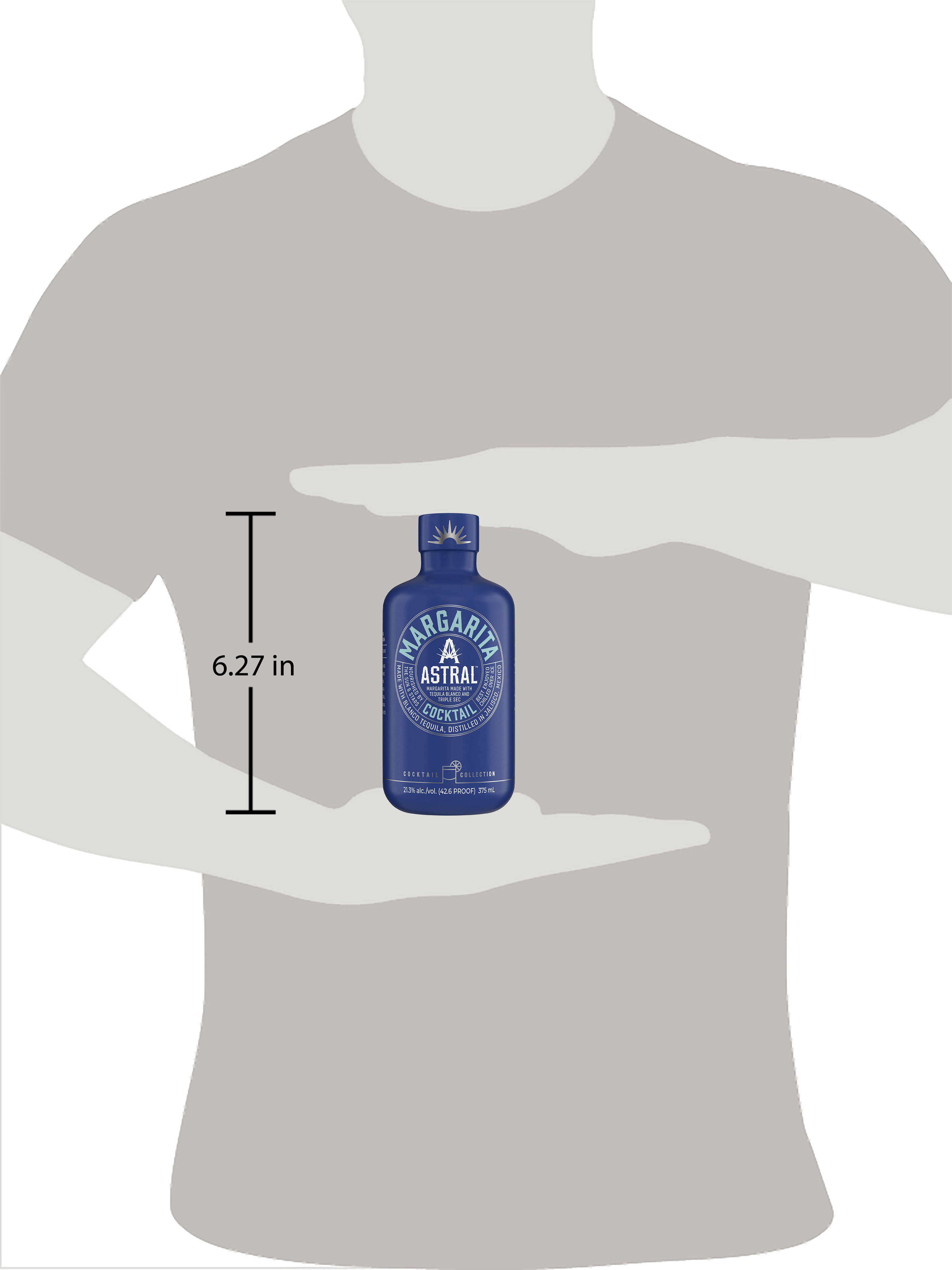 Toast to convenience with ready-to-serve Astral Margarita Cocktails (Made with Tequila Blanco). Astral Margarita Cocktails are nourished with good energy from the sun and stars. On the nose are notes of tequila cut with notes of lime juice and triple sec, with tasting notes of agave, lime, tangerine, and vanilla ending with a tart, rounded finish. Just pop open the cork and serve for a refreshing-tasting, delicious margarita. Includes one 21.3% alc./vol. 375 mL bottle of Astral Margarita Cocktail. Please drink responsibly., Includes one 375 mL bottle of Astral Margarita Cocktail (Made with Tequila Blanco), Awarded a Double Gold Medal in 2023 and 2024 at the San Francisco World Spirits Competition, 21.3% alc./vol., Perfect to share for smaller occasions, The perfect ready-to-serve cocktail, masterfully crafted with care, Notes of agave, lime, tangerine, and vanilla