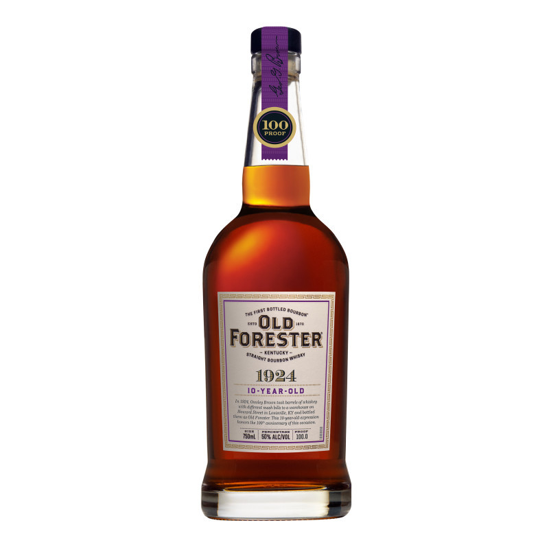 The Whiskey Row Series’ 1924 10 – Year – Old is a limited annual release celebrating another milestone in Old Forester’s storied history.

During Prohibition, more than 200 distilleries were forced to close. Old Forester, however, continued operations because the federal government issued us one of six medicinal licenses, P-3. In 1924, Old Forester acquired barrels from closed distillers, with different mash bills, and bottled that liquid as Old Forester. This release commemorates that moment in time.