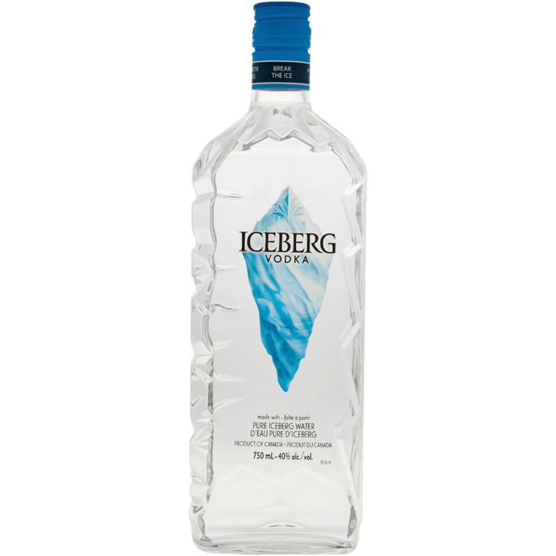 The only vodka to blend Canadian triple distilled vodka with water that has been harvested from icebergs, which is the purest source of water on the planet.