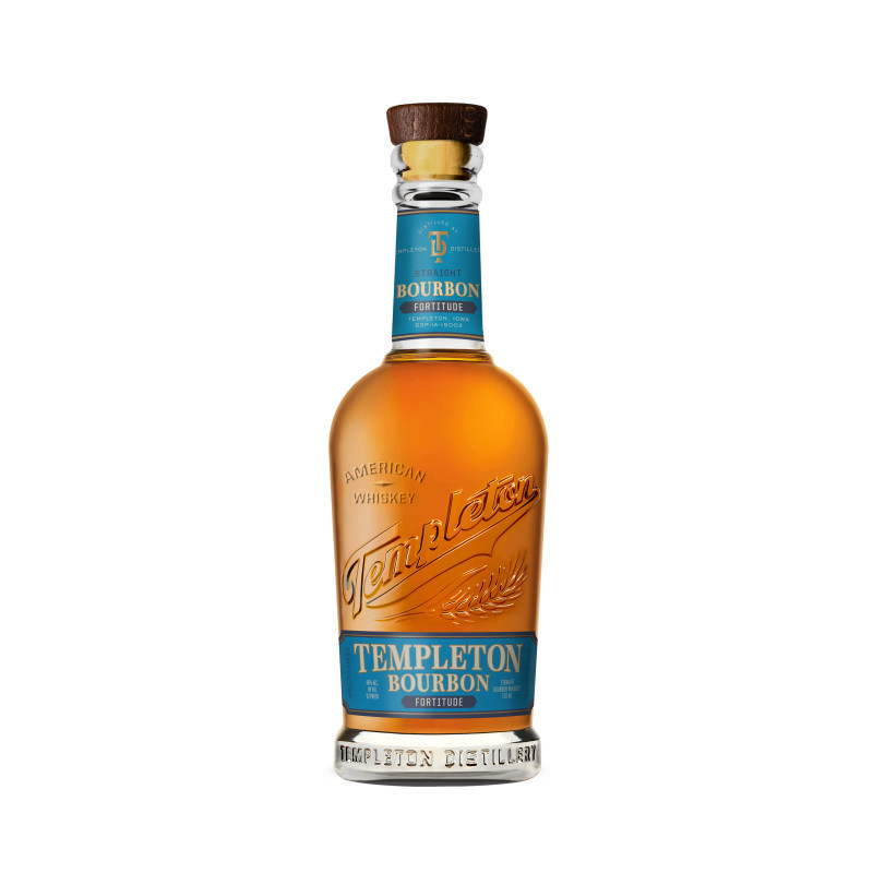 That’s right. Bourbon, imagined right here from Iowa. Templeton Fortitude Bourbon is a bold, high-rye American bourbon. Made with local corn grown within 15 miles our distillery. This inaugural distillate out of Templeton Distillery is more than a whiskey...it's a piece of history in every bottle. Every drop is distilled, aged in charred New American Oak barrels, and bottled in Templeton, Iowa.