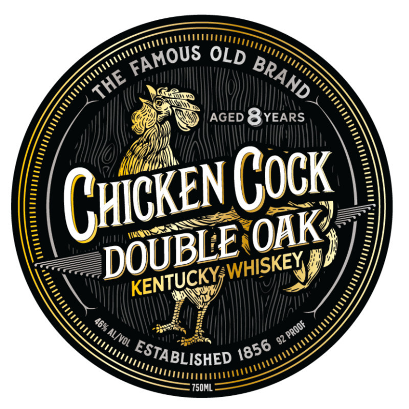 A double oak Kentucky whiskey with a rich, complex flavor. Chicken Cock is celebrated for its high-quality, handcrafted whiskeys.