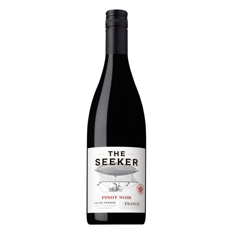 These Pinot Noir grapes were discovered in two ideal regions of France, Puy de Dôme and Méditerranée. Both feature vines 15-40 years old in high-altitude vineyard sites near the 45th parallel. Hot days and cold nights bestow delicacy and finesse, as in Burgundy. Master Blender Jean-Pierre Rodet rejected hundreds of lots to find the perfect grapes to craft this luscious Pinot Noir. Grapes are destemmed before undergoing a cold maceration at 43 - 46°F for 5-7 days to extract delicate fruit notes, very unusual for a Vin de Pays. Fermentation occurs in open-top barrels for a long 15-20 days, followed by malolactic fermentation and maturation in tank on light lees. This wine’s bright, fruity character is preserved by the absence of oak.