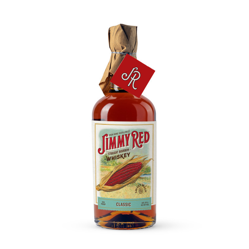 Made from 100% Jimmy Red Corn, aged a minimum of two years in charred American oak barrels.