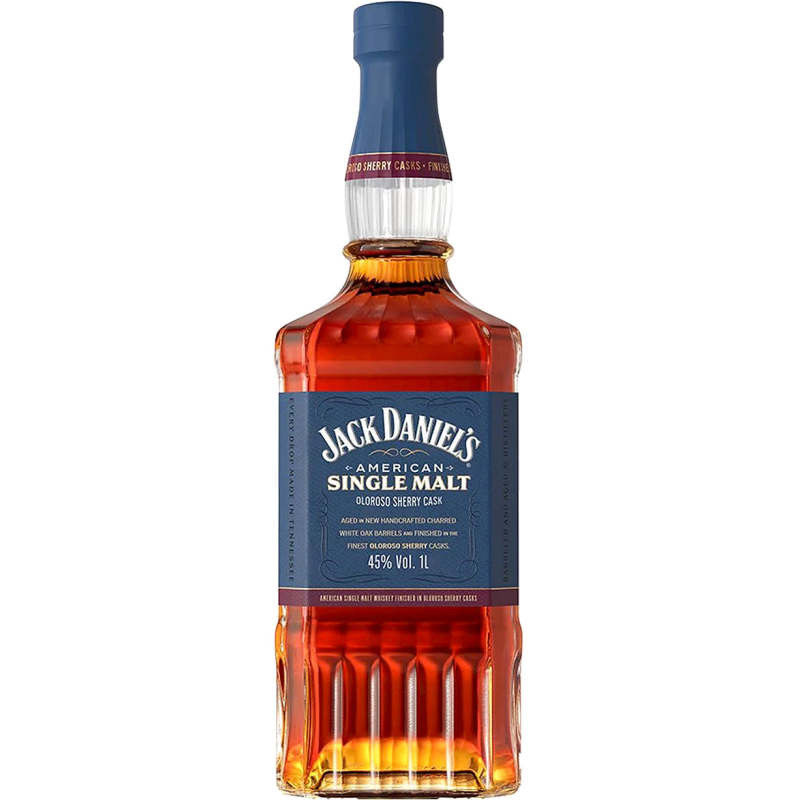 Jack Daniel's American Single Malt Whiskey represents a bold step for the iconic distillery, known for its Tennessee Whiskey. This single malt showcases a new side of Jack Daniel's, combining their time-honored craftsmanship with innovative techniques. Distilled from 100% malted barley and matured in new American oak barrels, this whiskey stands out for its rich flavor profile and the distillery's commitment to pushing the boundaries of American whiskey.