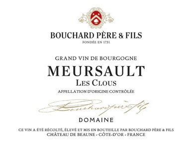 BOUCHARD MEURSAULT CLOUS 19 750ML