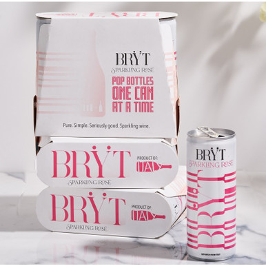 BRYT SPRKLING ROSE CN 3PK 250ML CASES ONLY 16/PK
