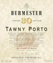 BURMESTER TAWNY PORTO 30YR 750ML