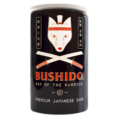 BUSHIDO WAY OF WARRIOR CN 180ML CASES ONLY 30/PK