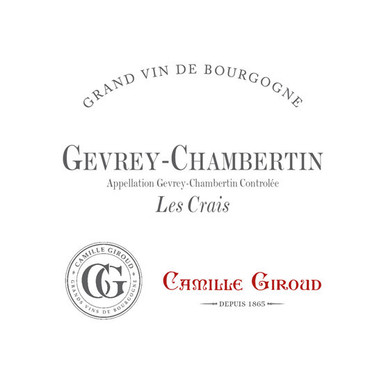 CAMILLE GIROUD GEVREY CHAMBERTIN CRAIS 19 750ML