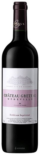 CH GRETEAU ROUGE BORDEAUX 750ML