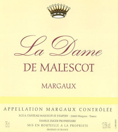 LA DAME DE MALESCOT 750ML