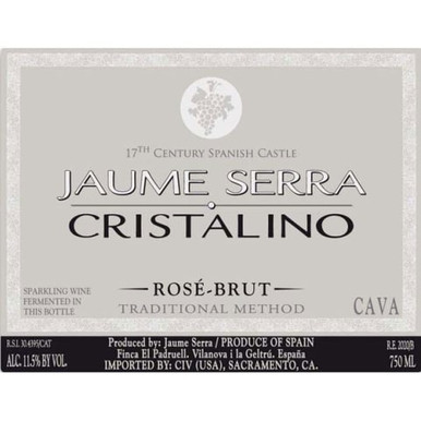 JAUME SERRA CRISTALINO BRUT ROSE 750ML