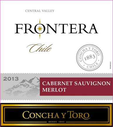 CONCHA Y TORO CABERNET/MERLOT FRONTERA 750ML