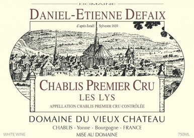 DANIEL ETIENNE DEFAIX CHABLIS LES LYS 12 750ML