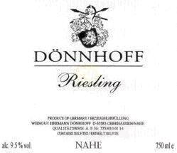 DONNHOFF RIES ESTATE 750ML