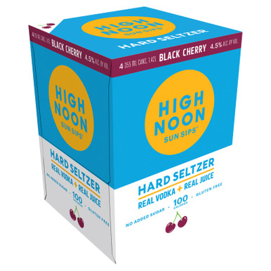 HIGH NOON BLK CHRY CKTL 4PK 12OZ CASES ONLY 6/PK