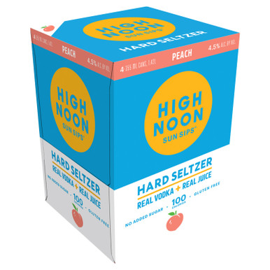HIGH NOON PEACH CKTL 4PK 12OZ CASES ONLY 6/PK