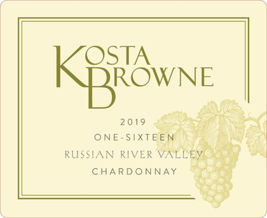 KOSTA BROWNE CHARDONNAY ONE SIXTEEN 375ML **ALLOCATED**
