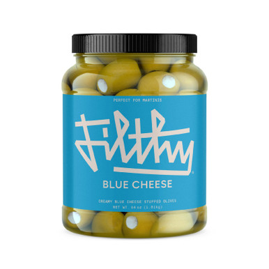 OLIVES BLUE CH STFD FILTHY 64OZ