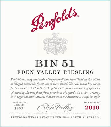 PENFOLDS RIESLING BIN 51 750ML