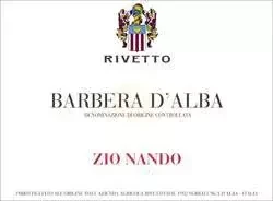 RIVETTO ZIO NANDO BARBERA 750ML