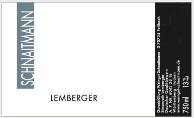 SCHNAITMANN LEMBERGER SC 750ML