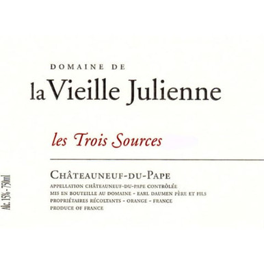 VIEILLE JULIENNE CHATEAUNEUF DU PAPE TROIS SOURCES 17 1 5L