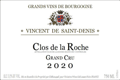 VINCENT SAINT DENIS CLOS DE LA ROCHE 16 750ML