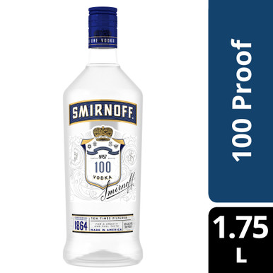 SMIRNOFF 100 BLUE 1 75L