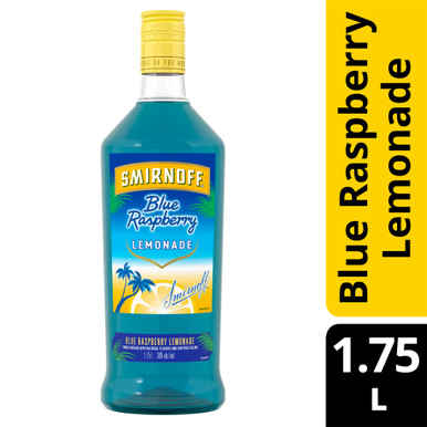 SMIRNOFF BLUE RASP LEMONAD 1 75L