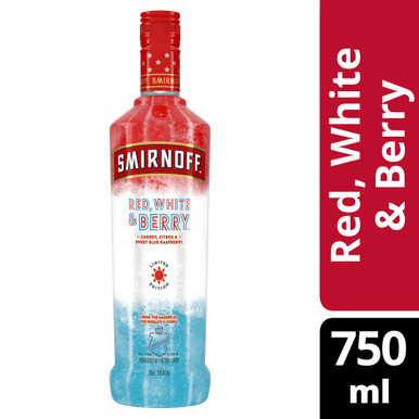 SMIRNOFF RED/ WHITE & BERR 750ML