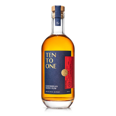 TEN TO ONE DARK RUM 750ML