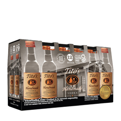TITOS TEXAS MINI CASES ONLY 60/PK