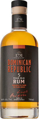 1731 FINE & RARE 5YR DOMINICAN RUM 700ML