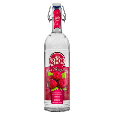 360 VODKA RED RASPBERRY LITER