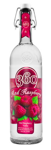360 VODKA RED RASPBERRY LITER
