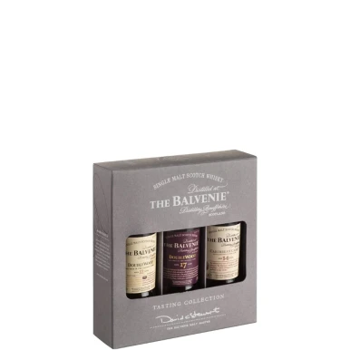 BALVENIE SINGLE MALT SCOTCH TRIO PACK MINI CASES ONLY 32/PK