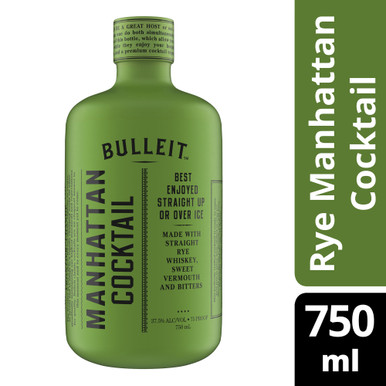 BULLEIT RTS MANHATTAN CKTL 750ML